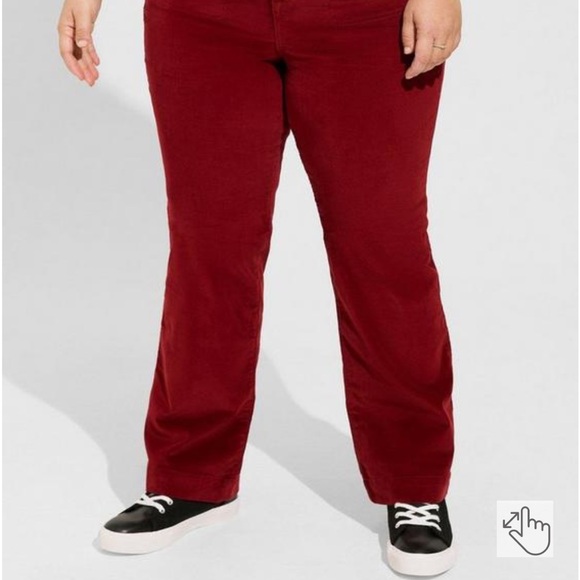 5/$25. slim bootcut corduroy pants - Picture 2 of 4
